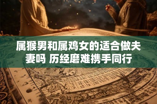 属猴男和属鸡女的适合做夫妻吗 历经磨难携手同行