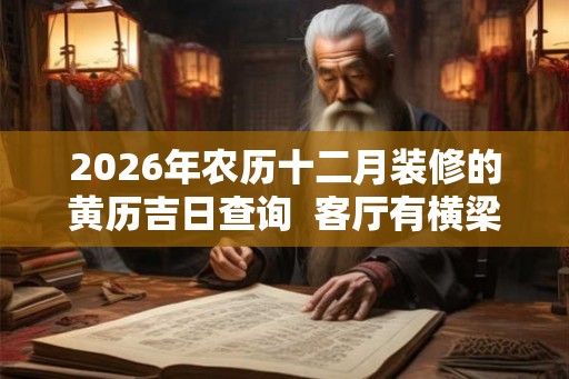 2026年农历十二月装修的黄历吉日查询 客厅有横梁如何化解 2026年农历十二月装修的黄历吉日查询 客厅有横梁如何化解