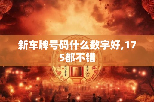 新车牌号码什么数字好,175都不错 新车牌号码什么数字好,175都不错