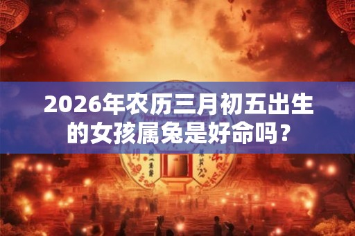 2026年农历三月初五出生的女孩属兔是好命吗？