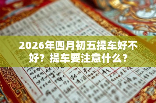 2026年四月初五提车好不好？提车要注意什么？