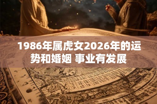 1986年属虎女2026年的运势和婚姻 事业有发展