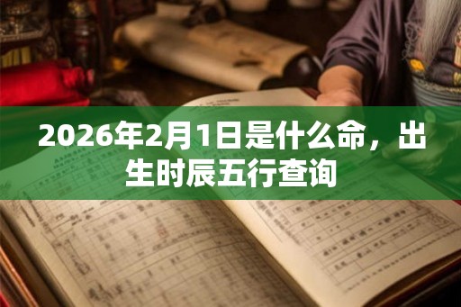 2026年2月1日是什么命,出生时辰五行查询 2026年2月1日是什么命,出生时辰五行查询