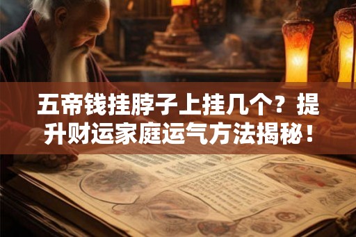 五帝钱挂脖子上挂几个？提升财运家庭运气方法揭秘！