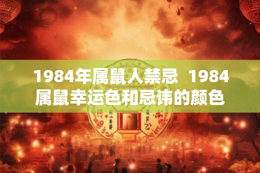 1984年属鼠人禁忌 1984属鼠幸运色和忌讳的颜色 1984年属鼠人禁忌 1984属鼠幸运色和忌讳的颜色
