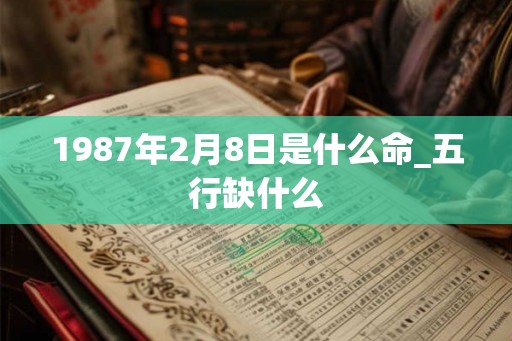 1987年2月8日是什么命_五行缺什么