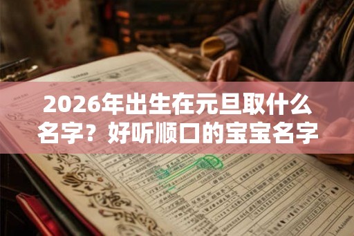 2026年出生在元旦取什么名字？好听顺口的宝宝名字