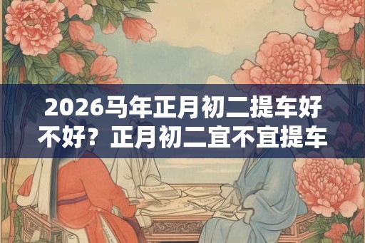 2026马年正月初二提车好不好？正月初二宜不宜提车