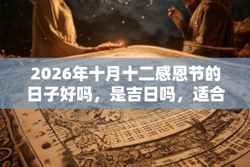 2026年十月十二感恩节的日子好吗，是吉日吗，适合理发吗？
