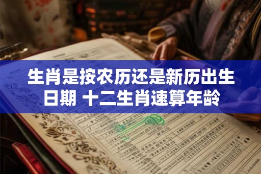 生肖是按农历还是新历出生日期 十二生肖速算年龄