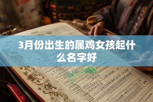 3月份出生的属鸡女孩起什么名字好