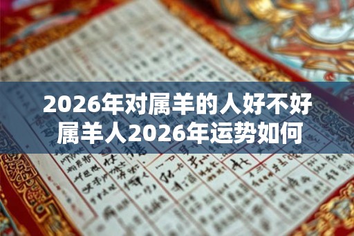 2026年对属羊的人好不好 属羊人2026年运势如何