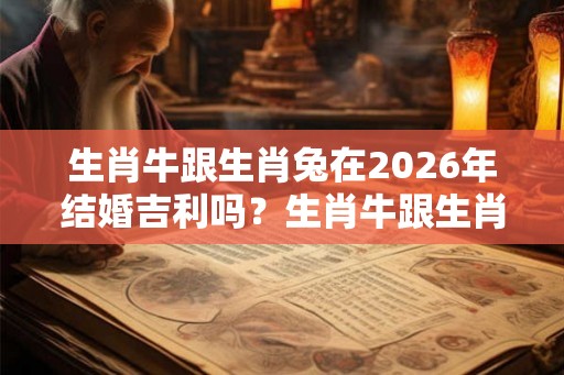 生肖牛跟生肖兔在2026年结婚吉利吗?生肖牛跟生肖兔配吗? 生肖牛跟生肖兔在2026年结婚吉利吗?生肖牛跟生肖兔配吗?