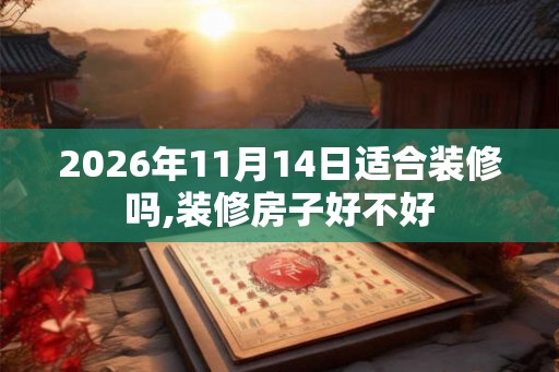 2026年11月14日适合装修吗,装修房子好不好