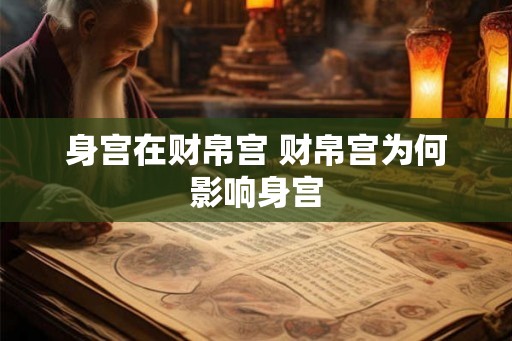 身宫在财帛宫 财帛宫为何影响身宫 身宫在财帛宫 财帛宫为何影响身宫