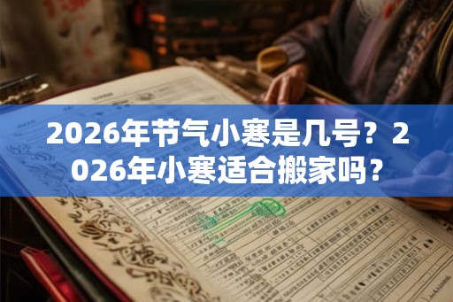 2026年节气小寒是几号？2026年小寒适合搬家吗？