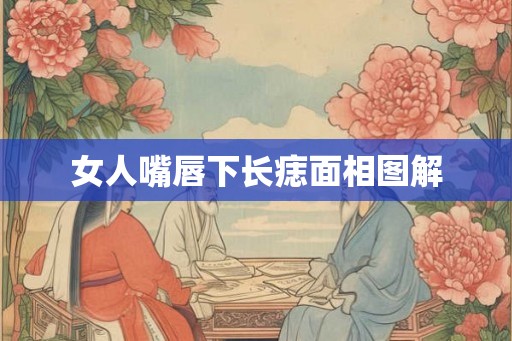 女人嘴唇下长痣面相图解 女人嘴唇下长痣面相图解
