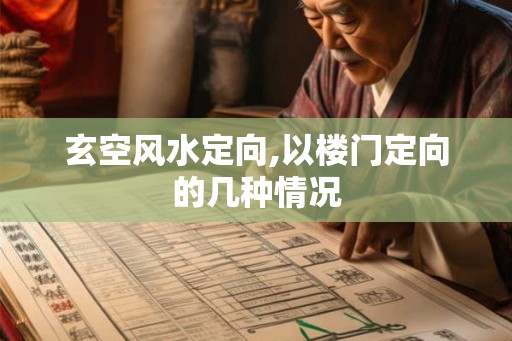 玄空风水定向,以楼门定向的几种情况