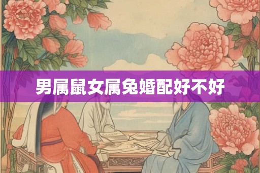 男属鼠女属兔婚配好不好 男属鼠女属兔婚配好不好
