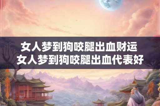 女人梦到狗咬腿出血财运 女人梦到狗咬腿出血代表好还是坏