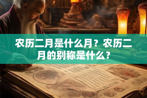 农历二月是什么月？农历二月的别称是什么？