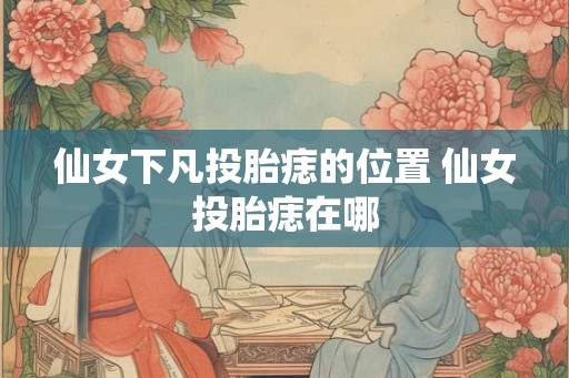 仙女下凡投胎痣的位置 仙女投胎痣在哪