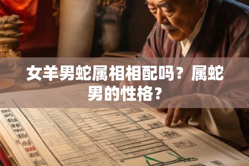 女羊男蛇属相相配吗？属蛇男的性格？