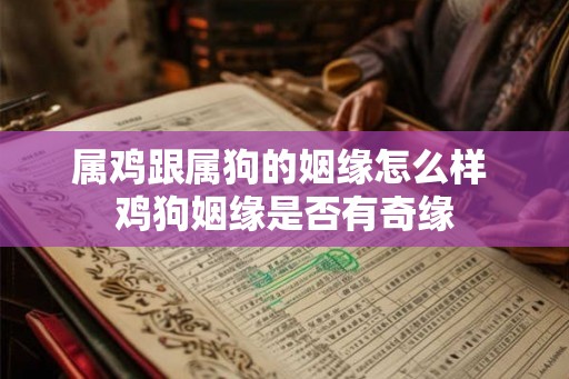 属鸡跟属狗的姻缘怎么样 鸡狗姻缘是否有奇缘 属鸡跟属狗的姻缘怎么样 鸡狗姻缘是否有奇缘