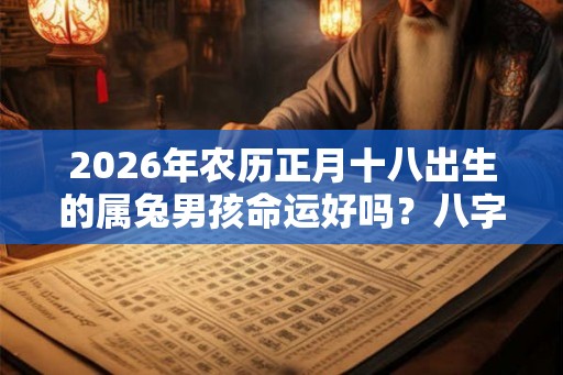 2026年农历正月十八出生的属兔男孩命运好吗?八字分析 2026年农历正月十八出生的属兔男孩命运好吗?八字分析