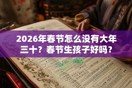 2026年春节怎么没有大年三十？春节生孩子好吗？