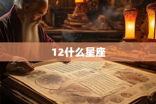 12什么星座