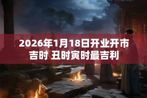 2026年1月18日开业开市吉时 丑时寅时最吉利