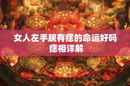 女人左手腕有痣的命运好吗 痣相详解