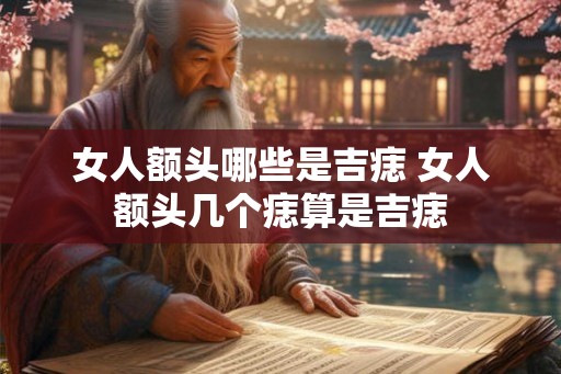 女人额头哪些是吉痣 女人额头几个痣算是吉痣