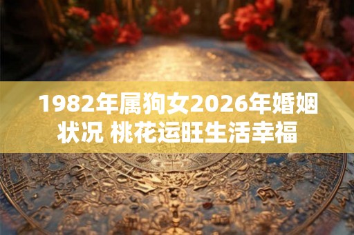 1982年属狗女2026年婚姻状况 桃花运旺生活幸福