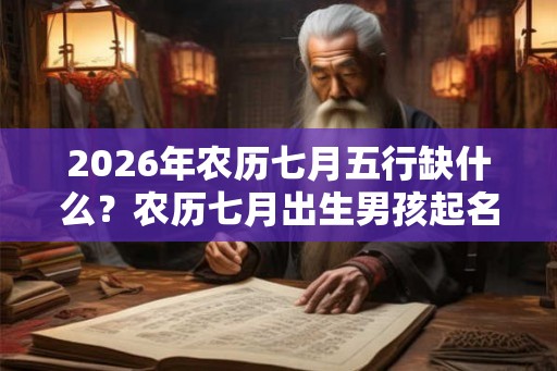 2026年农历七月五行缺什么?农历七月出生男孩起名 2026年农历七月五行缺什么?农历七月出生男孩起名