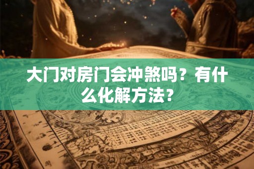 大门对房门会冲煞吗?有什么化解方法? 大门对房门会冲煞吗?有什么化解方法?