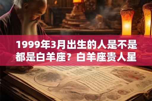 1999年3月出生的人是不是都是白羊座？白羊座贵人星座是什么？