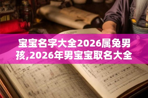 宝宝名字大全2026属兔男孩,2026年男宝宝取名大全