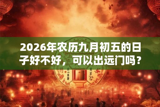 2026年农历九月初五的日子好不好，可以出远门吗？