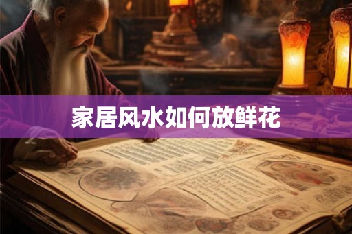家居风水如何放鲜花