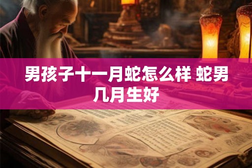 男孩子十一月蛇怎么样 蛇男几月生好