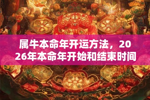 属牛本命年开运方法，2026年本命年开始和结束时间