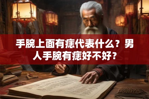 手腕上面有痣代表什么？男人手腕有痣好不好？