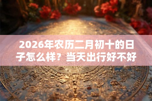 2026年农历二月初十的日子怎么样?当天出行好不好? 2026年农历二月初十的日子怎么样?当天出行好不好?
