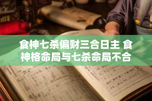 食神七杀偏财三合日主 食神格命局与七杀命局不合