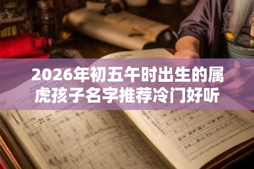 2026年初五午时出生的属虎孩子名字推荐冷门好听