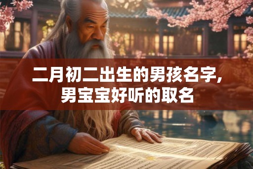 二月初二出生的男孩名字,男宝宝好听的取名