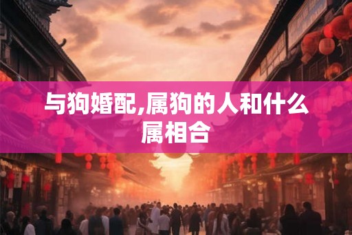 与狗婚配,属狗的人和什么属相合