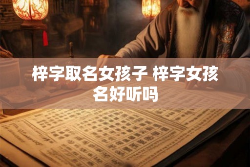 梓字取名女孩子 梓字女孩名好听吗